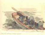 Watercolor by Jan Gelb: Deux cent sardines a chaque panier


, represented by Childs Gallery