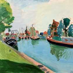 Painting by Jason Berger: Enkhuizen, Holland, available at Childs Gallery, Boston