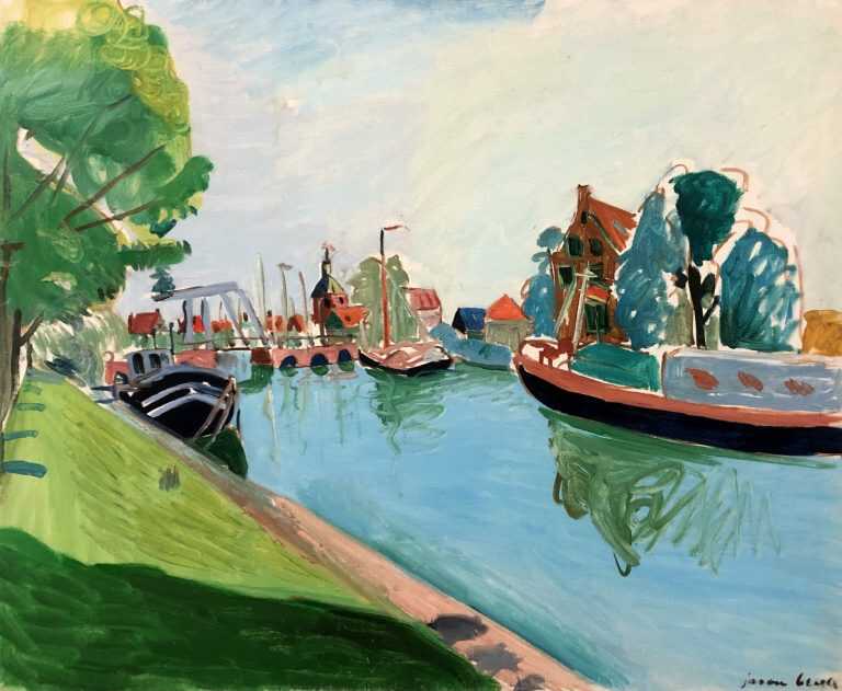 Painting by Jason Berger: Enkhuizen, Holland, available at Childs Gallery, Boston
