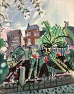 Painting by Jason Berger: Michel's Garden, available at Childs Gallery, Boston