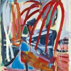 Painting By Jason Berger: Boatyard, Edam At Childs Gallery