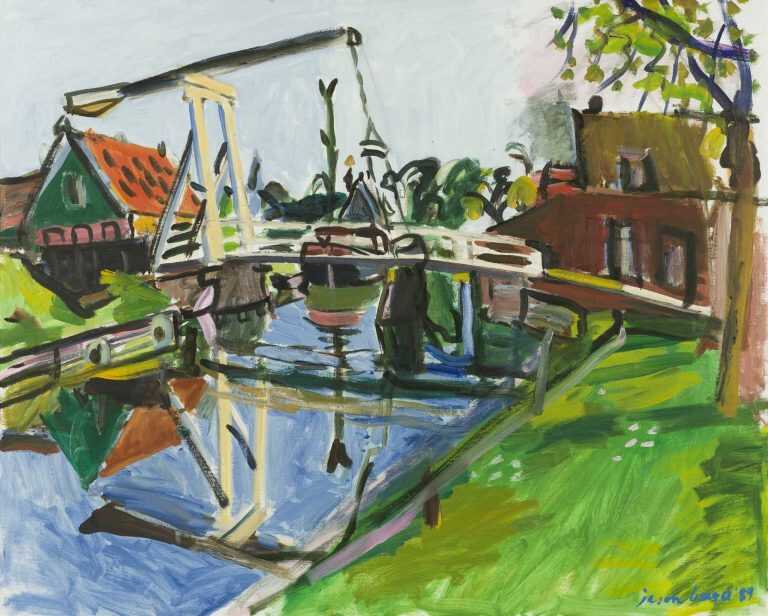 Painting By Jason Berger: Bridge, Edam At Childs Gallery