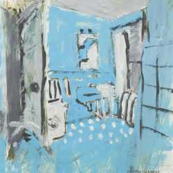 Painting By Jason Berger: Interior #2, University Road At Childs Gallery