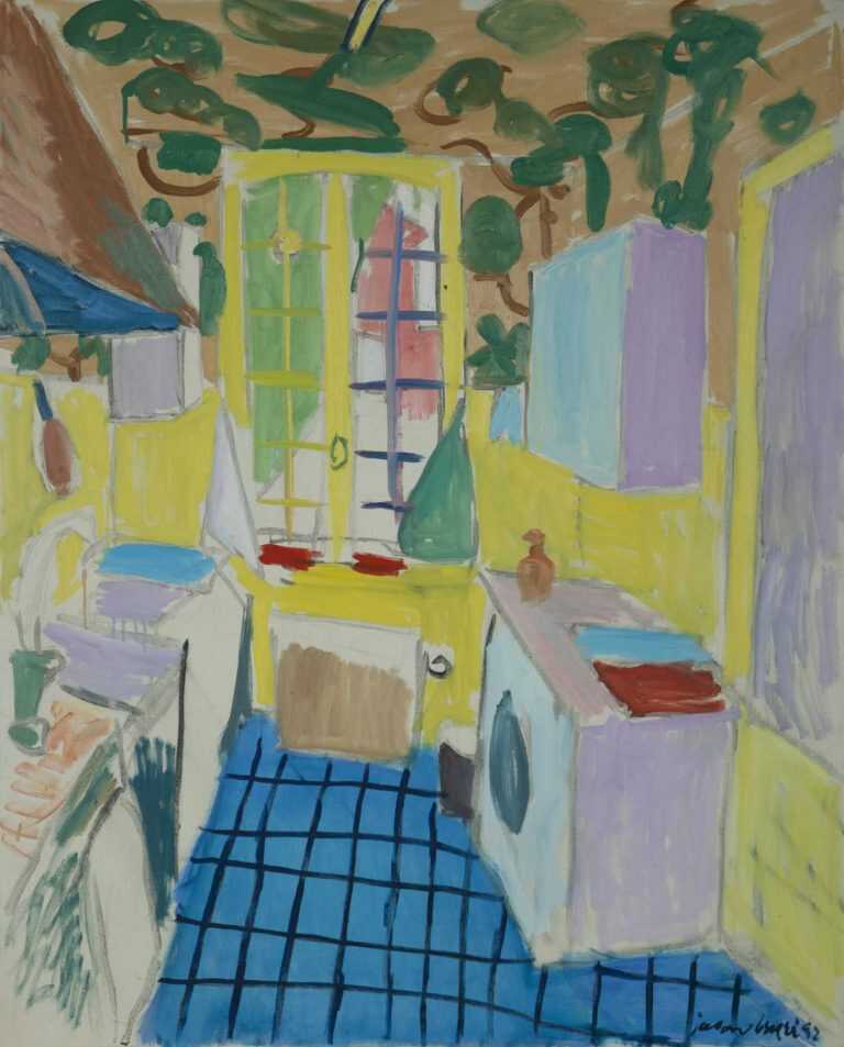 Painting By Jason Berger: Michel's Kitchen At Childs Gallery