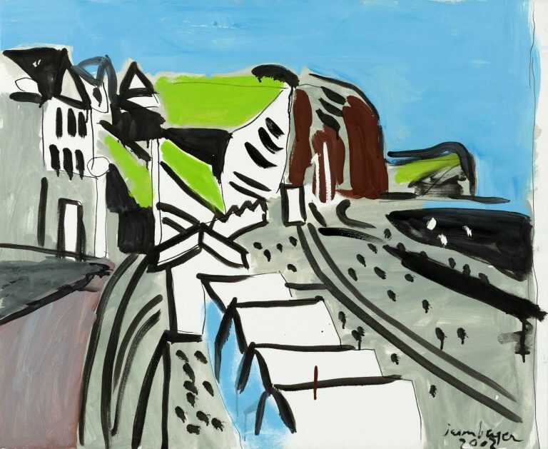 Painting By Jason Berger: Petites Dalles, Normandy At Childs Gallery