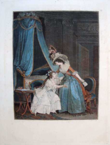 Print by Jean-Francois Janinet: L'Indiscretion [after Nicolas Lavreince, Swedish (1737-1807), represented by Childs Gallery