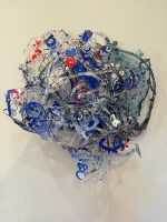 Sculpture by Joan Hall: Bottle Cap Beach – Daylight II, available at Childs Gallery, Boston
