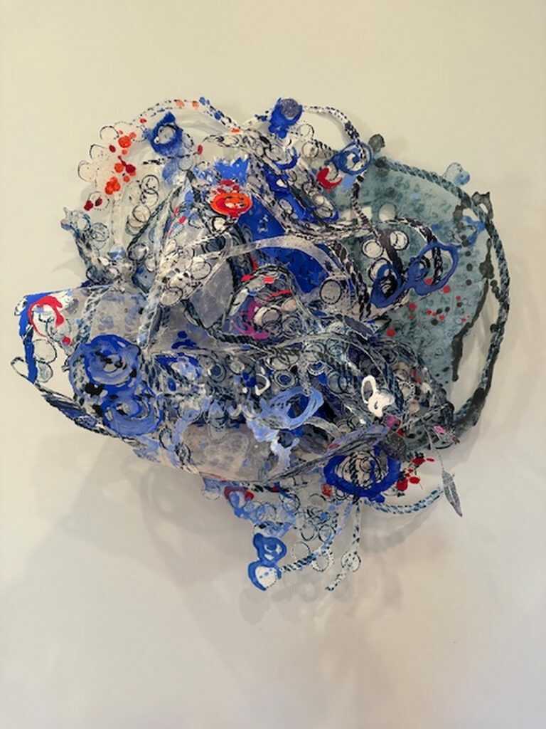 Sculpture by Joan Hall: Bottle Cap Beach – Daylight II, available at Childs Gallery, Boston