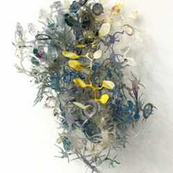 Mixed Media by Joan Hall: Entwined #3, available at Childs Gallery, Boston