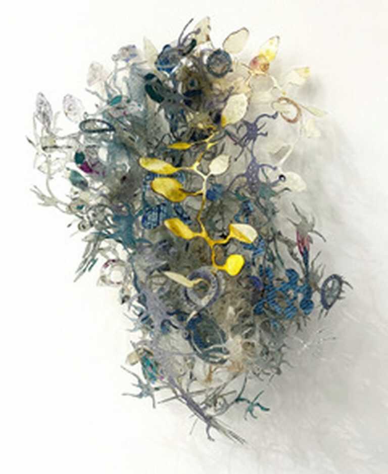 Mixed Media by Joan Hall: Entwined #3, available at Childs Gallery, Boston