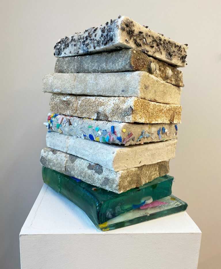 Sculpture by Joan Hall: Ocean Library, Stack 3, available at Childs Gallery, Boston