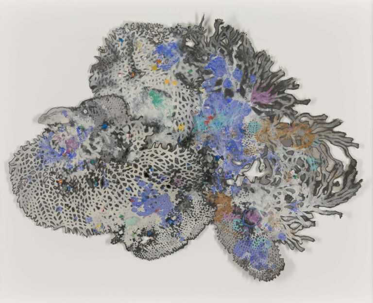 Mixed Media By Joan Hall: Beneath The Tropic Sea At Childs Gallery