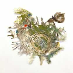 Mixed Media By Joan Hall: Pandemic Reef 5 At Childs Gallery