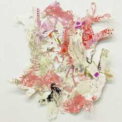 Mixed Media By Joan Hall: Pandemic Reef 9 At Childs Gallery
