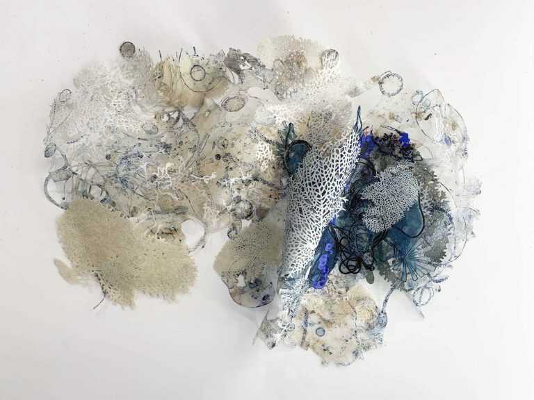 Mixed Media By Joan Hall: Slip Sliding Away At Childs Gallery