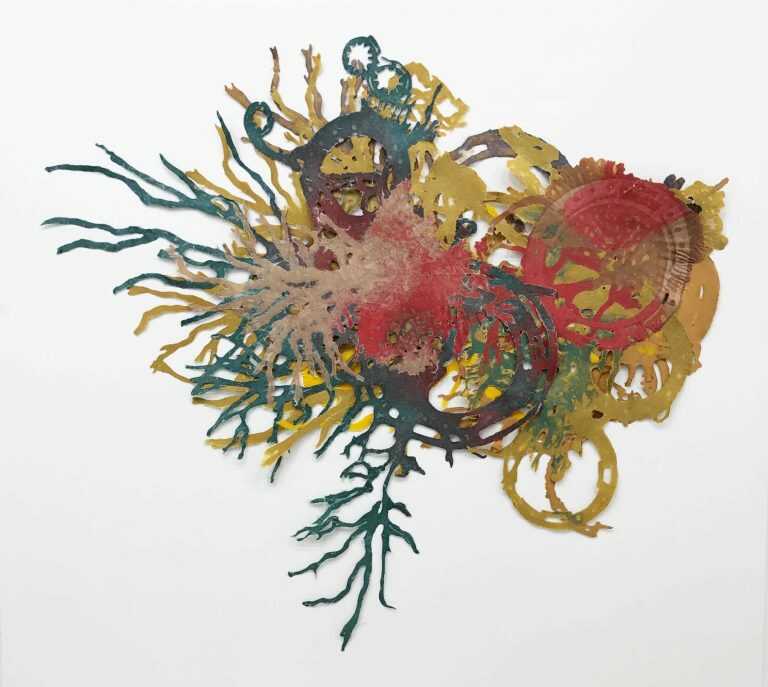 Mixed Media By Joan Hall: The New Living Reef #1 At Childs Gallery