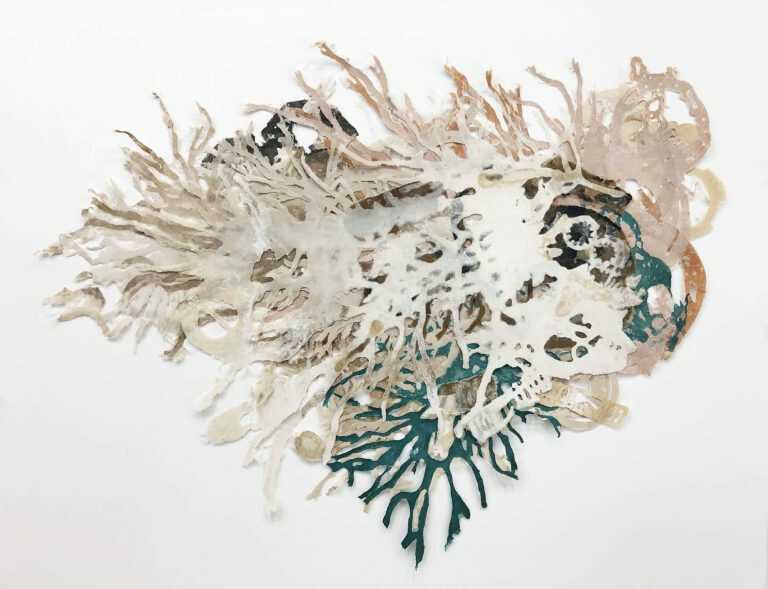 Mixed Media By Joan Hall: The New Living Reef #2 At Childs Gallery