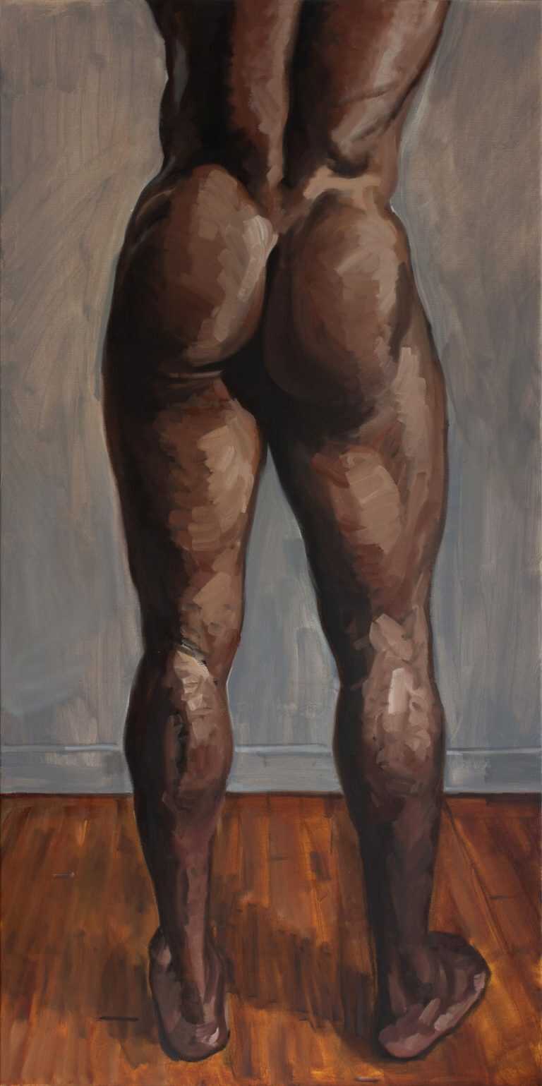 Painting by John MacConnell: Diptych No. 1, Part 2, available at Childs Gallery, Boston