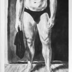 Drawing by John MacConnell: Diptych No. 3: Part 2, available at Childs Gallery, Boston