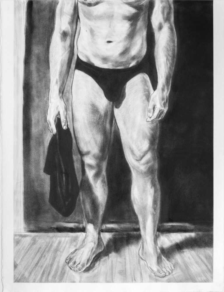 Drawing by John MacConnell: Diptych No. 3: Part 2, available at Childs Gallery, Boston