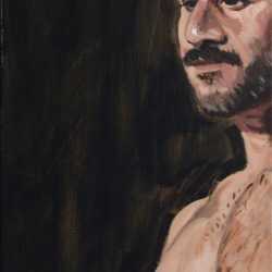 Painting by John MacConnell: Pentaptych No. 1, Part 1, available at Childs Gallery, Boston