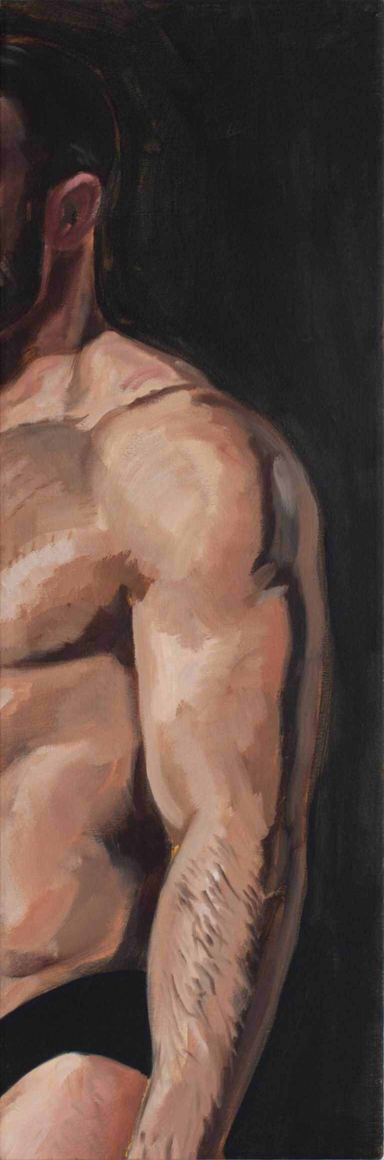 Painting by John MacConnell: Pentaptych No. 1, Part 2, available at Childs Gallery, Boston