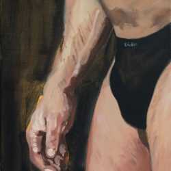 Painting by John MacConnell: Pentaptych No. 1, Part 5, available at Childs Gallery, Boston