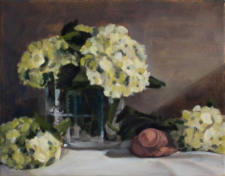 Painting by John MacConnell: Still Life No. 3, available at Childs Gallery, Boston