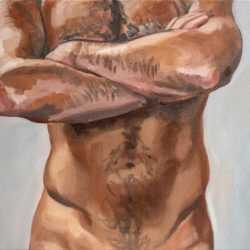 Painting by John MacConnell: Tetraptych No. 1, Part 2, available at Childs Gallery, Boston