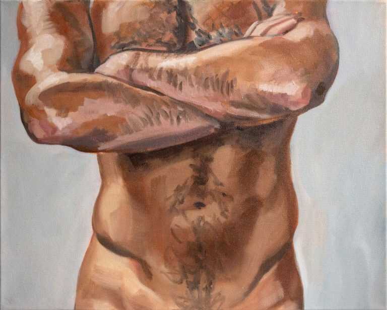 Painting by John MacConnell: Tetraptych No. 1, Part 2, available at Childs Gallery, Boston