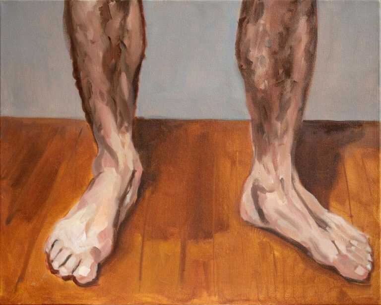 Painting by John MacConnell: Tetraptych No. 1. Part 4, available at Childs Gallery, Boston