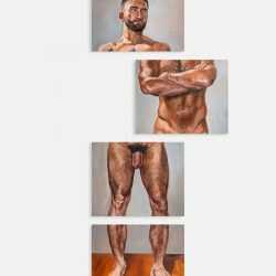 Painting by John MacConnell: Tetraptych No. 1, available at Childs Gallery, Boston