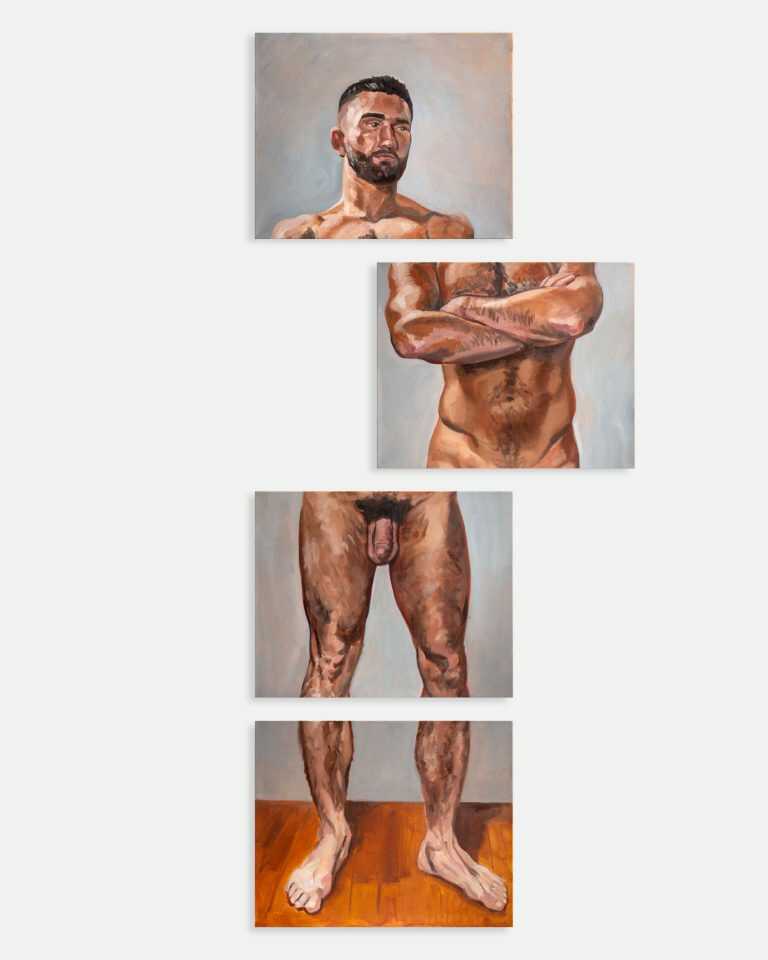 Painting by John MacConnell: Tetraptych No. 1, available at Childs Gallery, Boston