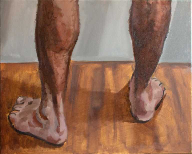 Painting by John MacConnell: Tetraptych No. 2, Part 4, available at Childs Gallery, Boston