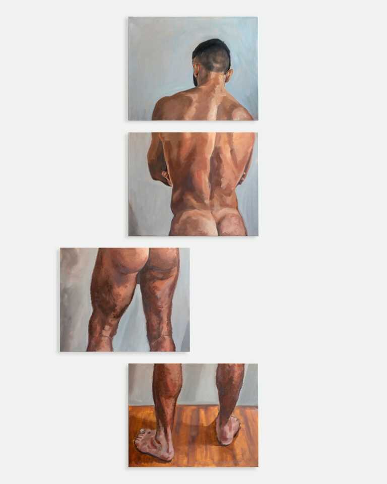 Painting by John MacConnell: Tetraptych No. 2, available at Childs Gallery, Boston