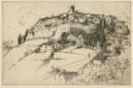 Print by John Taylor Arms: St. Paul, Alpes Maritimes, represented by Childs Gallery
