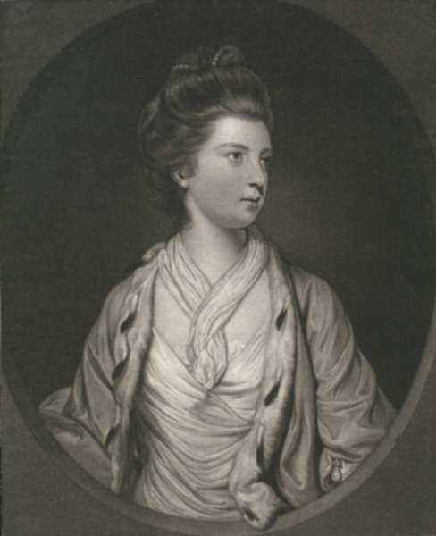 Print by Jonathan Spilsbury: Elizabeth, Countess of Ancrum (after Sir Joshua Reynolds, Br, represented by Childs Gallery