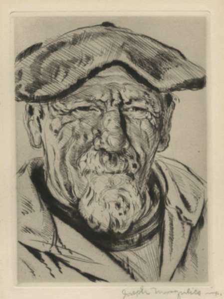 Print by Joseph Margulies: [Breton Seaman], represented by Childs Gallery