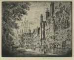 Print By Joseph Pennell: Fig Tree House, Lincoln's Inn Fields At Childs Gallery