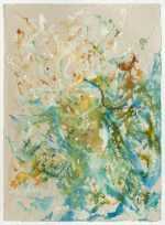 Painting by Karen Lee Sobol: Nobody's Nomads, low tide, available at Childs Gallery, Boston