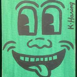 Painting by Keith Haring: [Untitled], available at Childs Gallery, Boston
