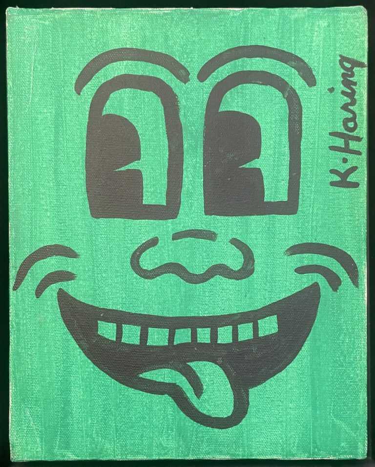 Painting by Keith Haring: [Untitled], available at Childs Gallery, Boston