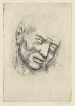 Print by Kenneth Hayes Miller: Head, available at Childs Gallery, Boston