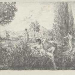 Print by Ker Xavier Roussel: Pastorale, represented by Childs Gallery