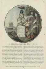 Print by L. Roger: Independence Des Etats-Unis [after Jean Duplessi-Bertaux, Fr, represented by Childs Gallery
