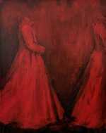 Painting by Laura Schiff Bean: Making Marks, available at Childs Gallery, Boston