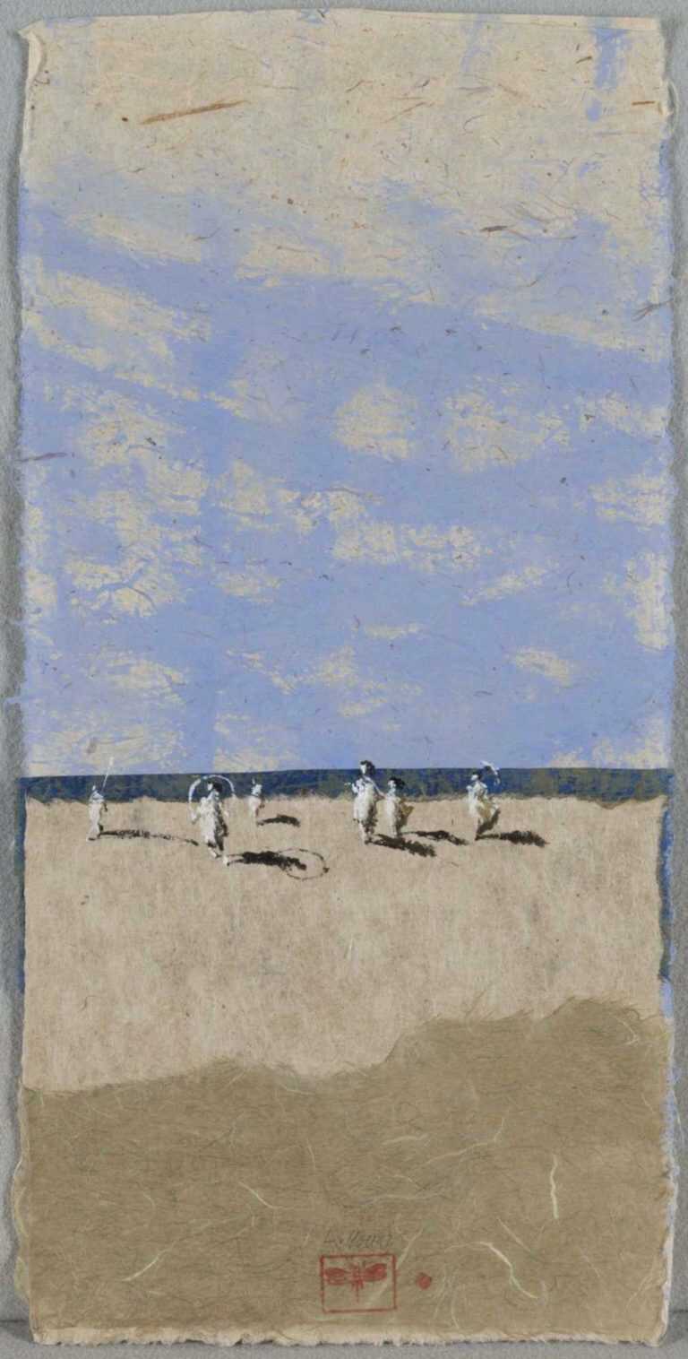 By Laurent Hours: Untitled, From The Series Figures On The Beach (iv) At Childs Gallery