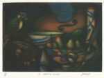 Print by Laurent Schkolnyk: Le Chant du Monde, represented by Childs Gallery