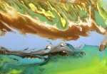 Painting by Lawrence Kupferman: Sea Forms, available at Childs Gallery, Boston