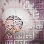 Mixed Media by Lee Essex Doyle: Ephemera Dusty Rose, available at Childs Gallery, Boston